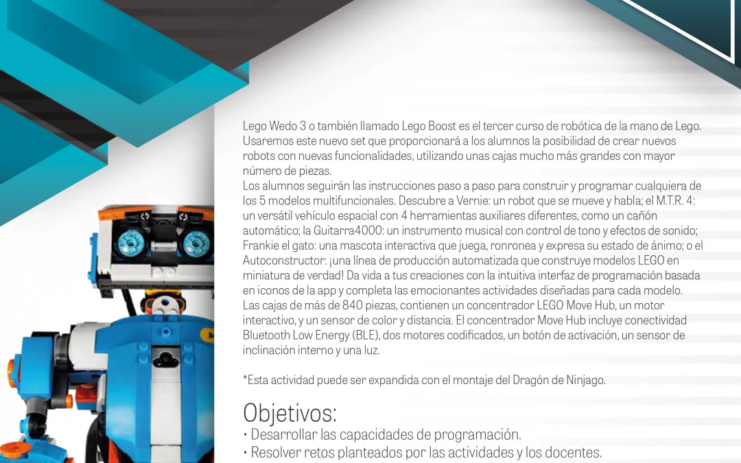 Wedo 3 – Boost